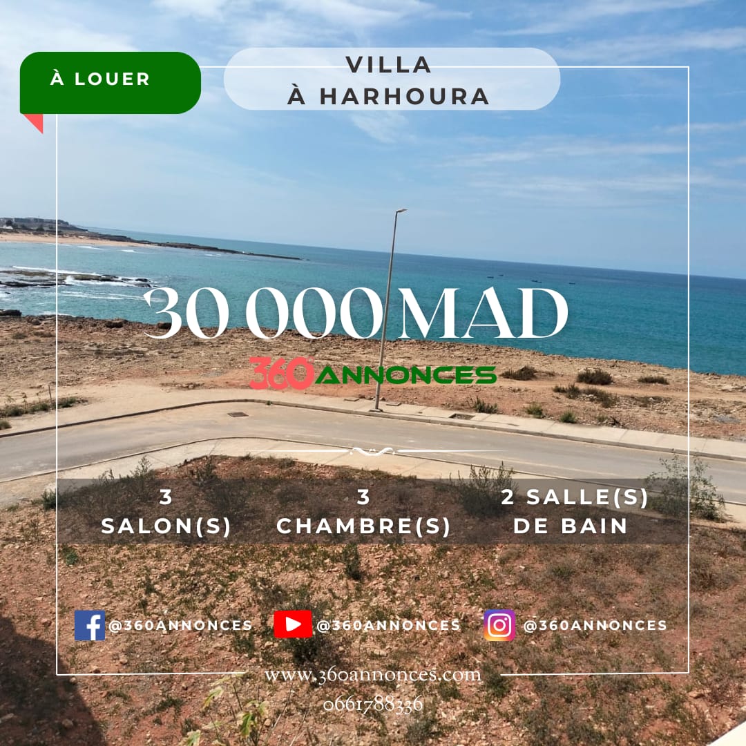 Villa Meublée avec Piscine à Louer à Harhoura – Sid El Abed - 30 000 DH/Mois - photo 23